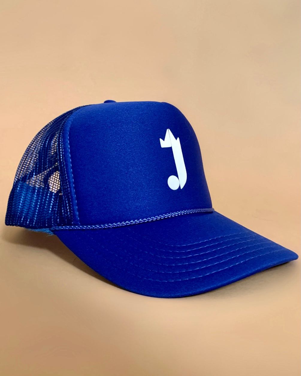 J King Trucker Hat (Royal Blue)