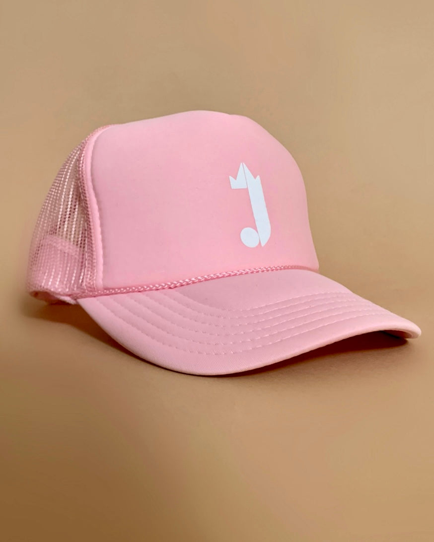 J King Trucker Hat (Pink)