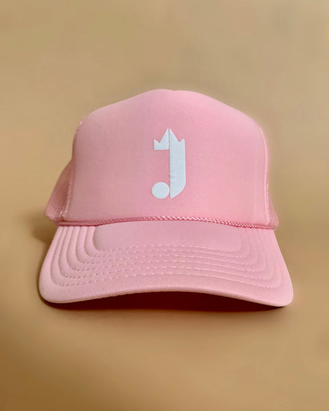 J King Trucker Hat (Pink)