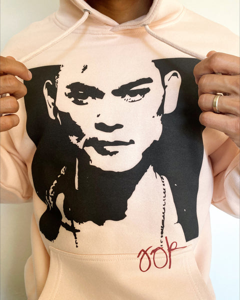 Jay R Gameface Graphic Hoodie (Peach)